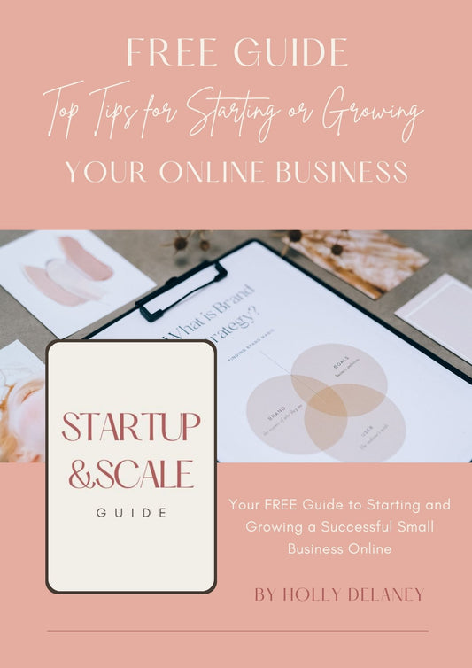 FREE Top Tips to Starting and Growing your Online Business Guide